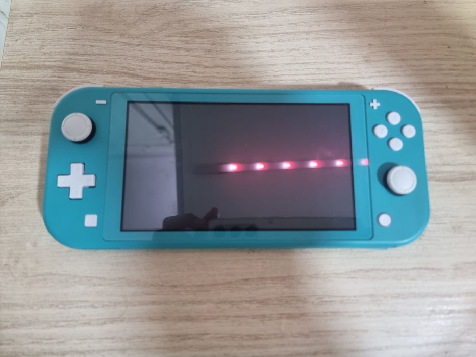 Nintendo Switch lite azul com caixa