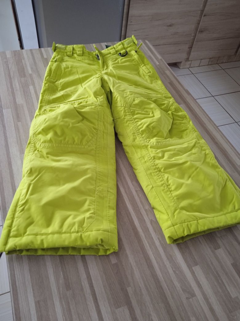 Spodnie narciarskie R-116 limonkowe