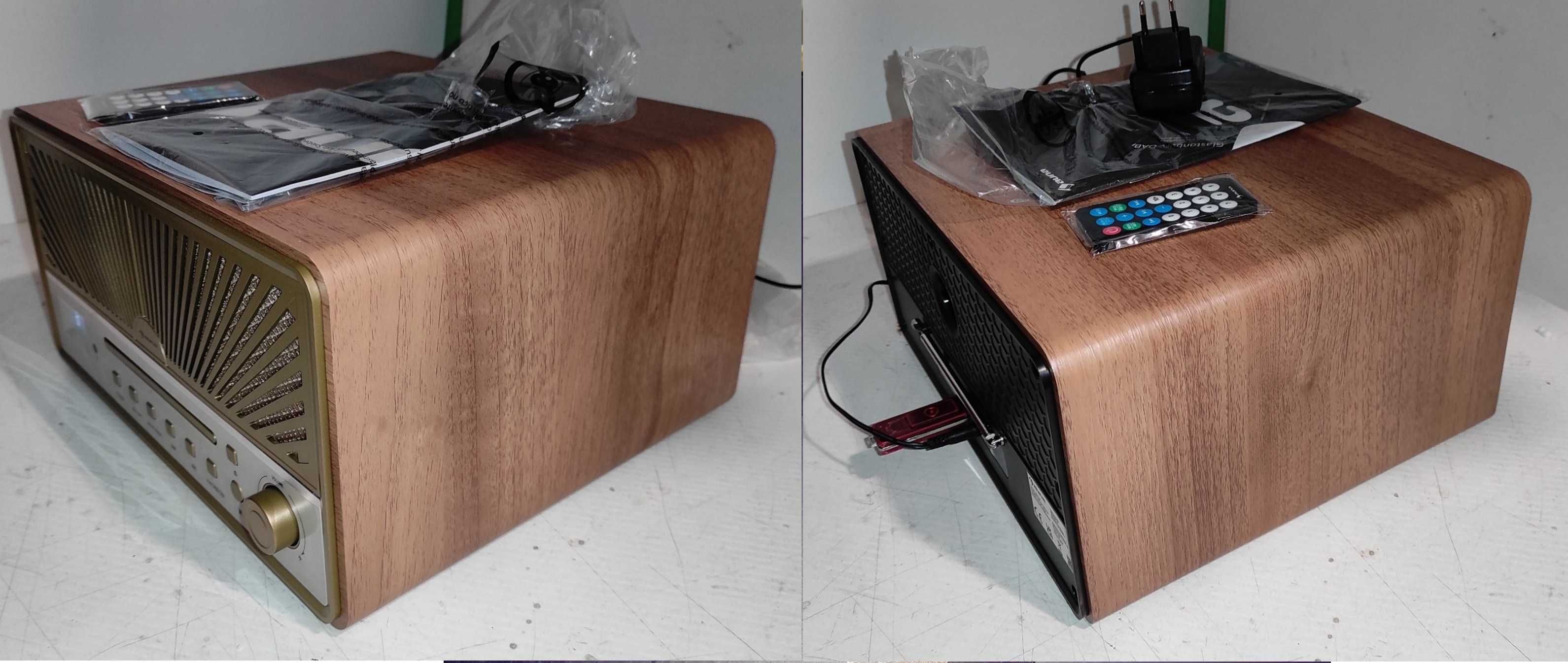 Ретро радіо auna Glastonbury BT CD DAB/UWK USB стерео