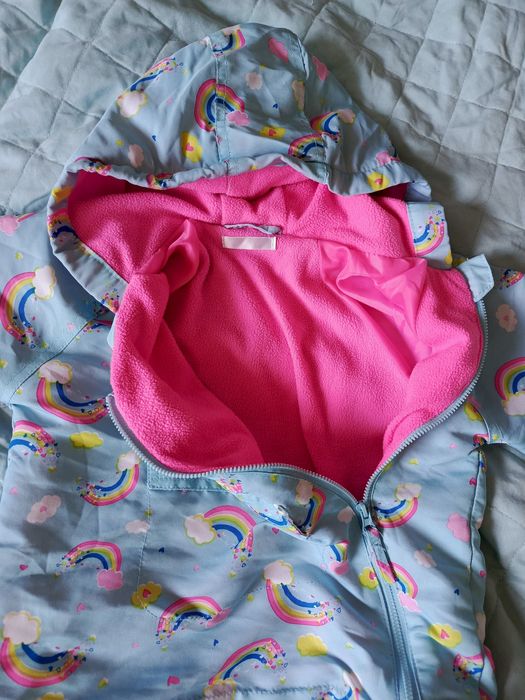 Kurteczka wiosna jesień 98 tęcze dziewczynka