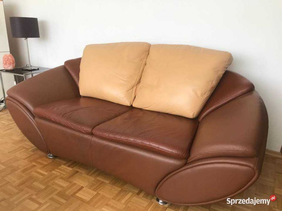 Nowoczesna, wygodna sofa skórzana Kler