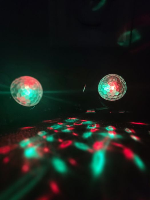 Kula Dyskotekowa Led Disco Ball Komplet 2szt