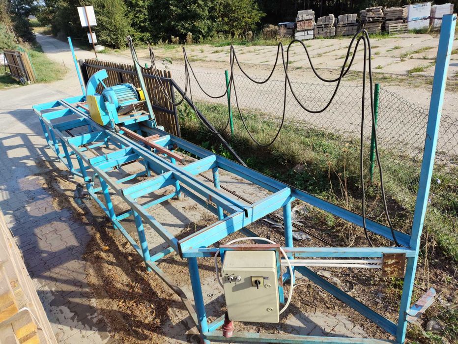 Obrzynarka jednostronna do desek / oflisiarka / piła wzdłużna 7kW