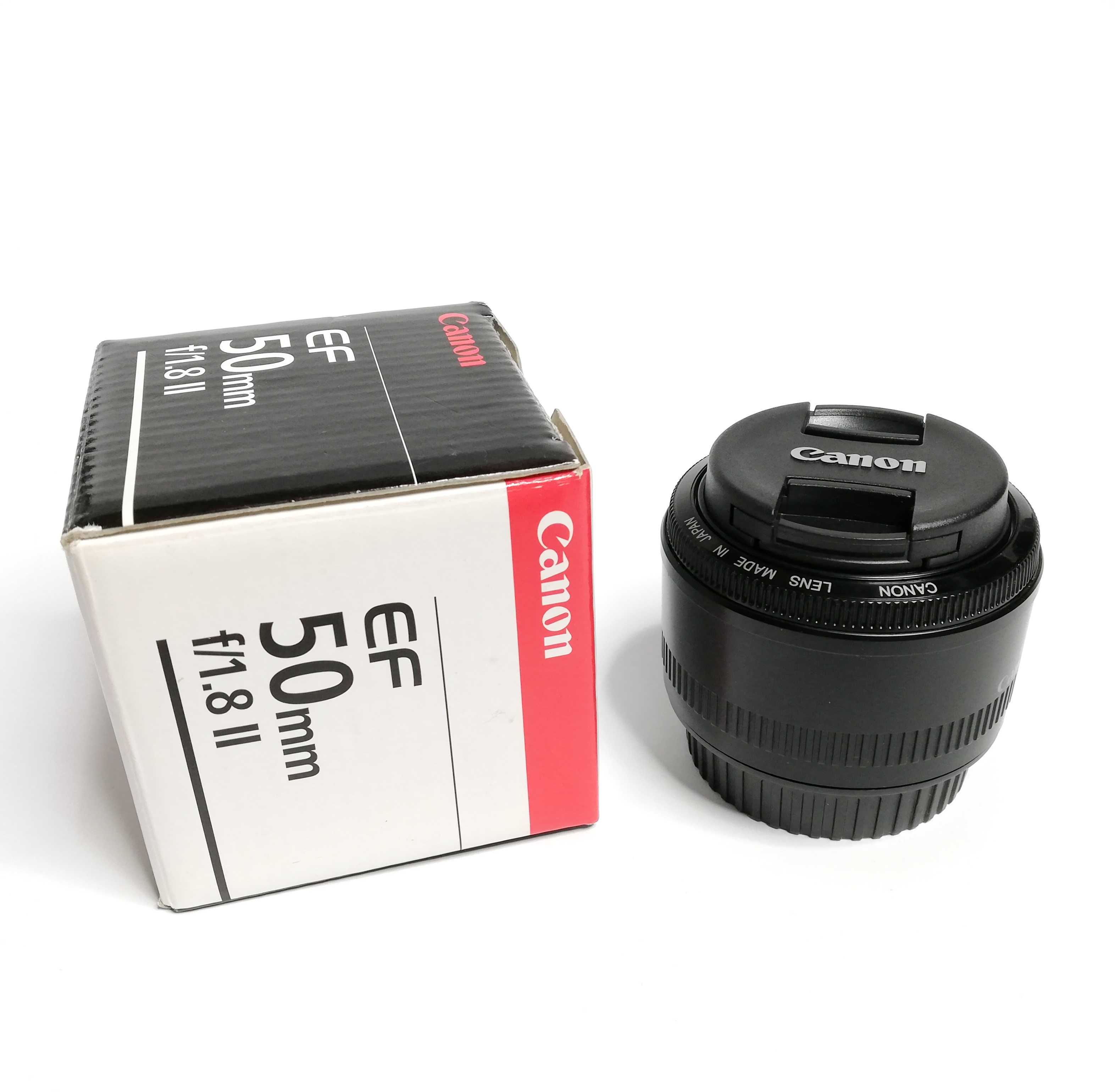 Canon EF 50mm f/1.8 II, состояние нового, в полном комплекте