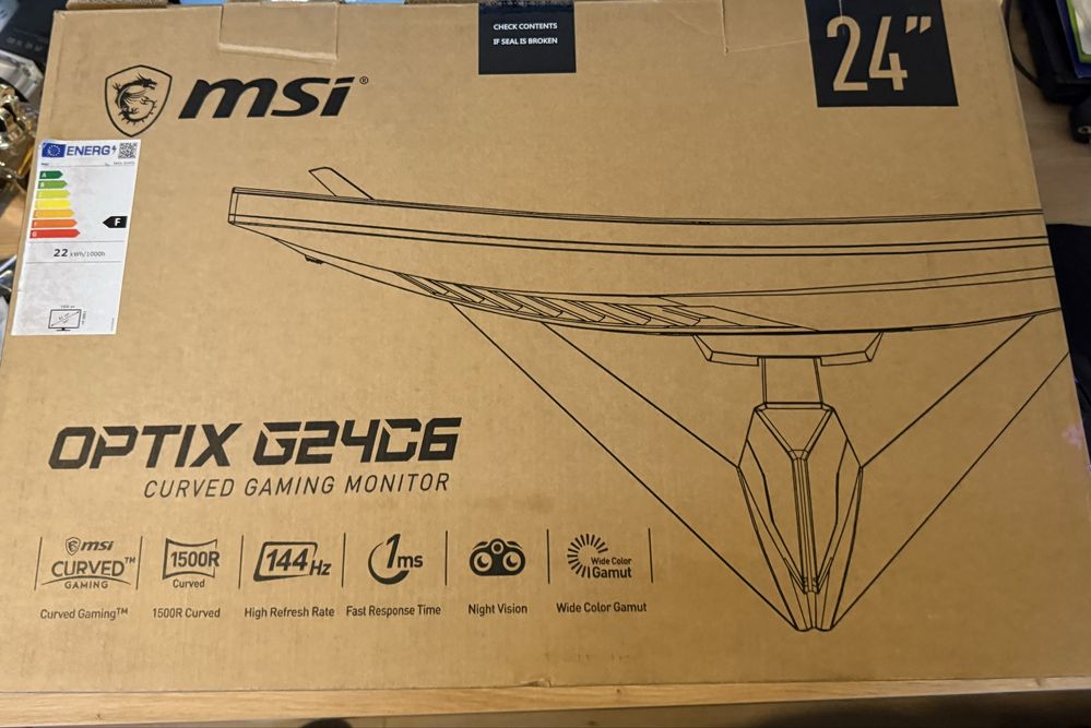 Monitor MSI Optix G24C6
