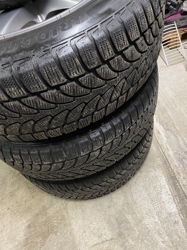 Volkswagen Touareg Alu Felgi 17 Cali + Opony 7mm + Dekle Zima Oryginal