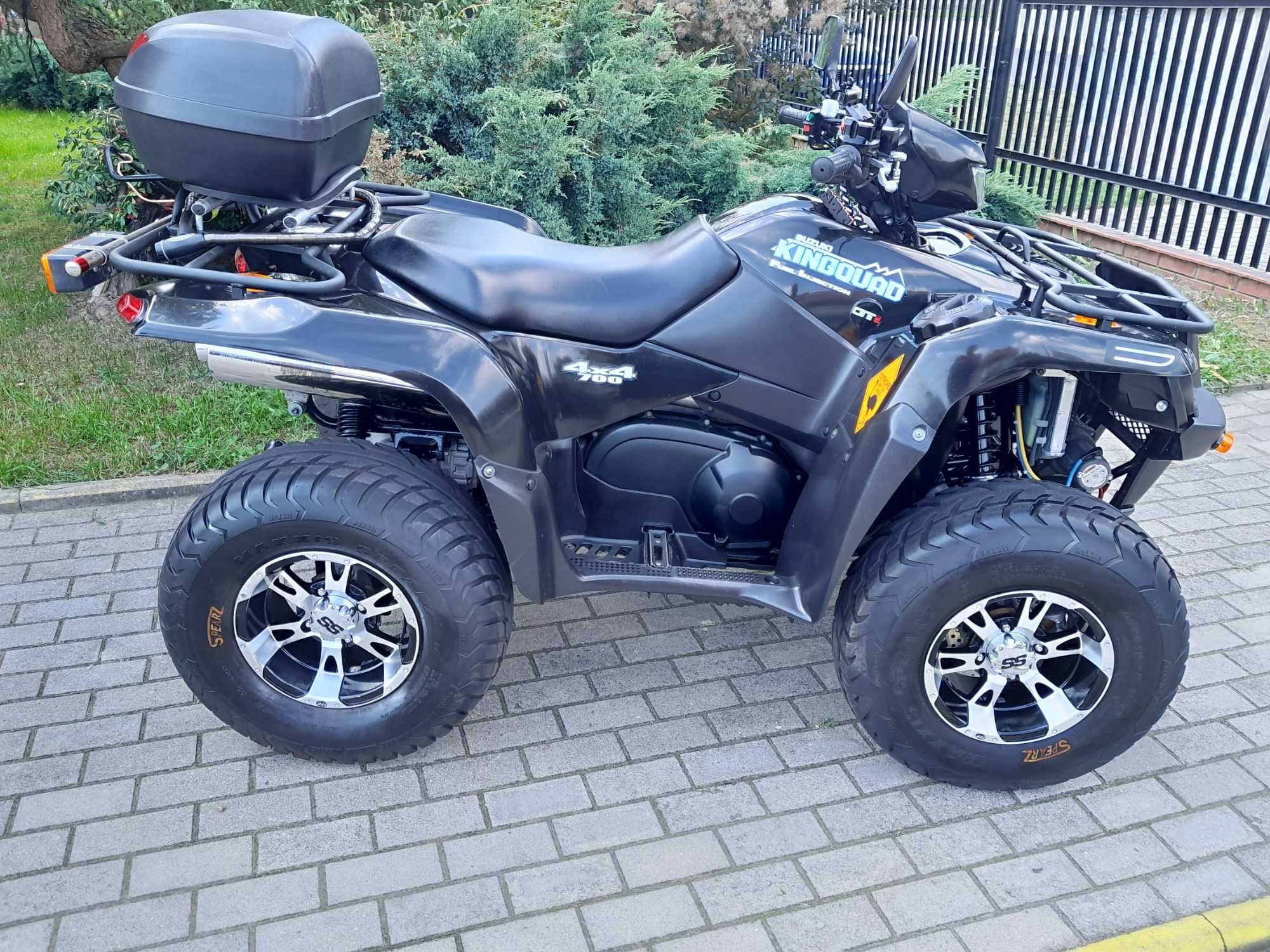 Suzuki kingquad 700 salon pl jak nowy rejestracja grizzly 750 plug