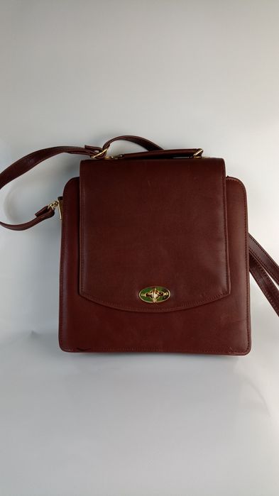 Aktówka skórzana vintage. Nowa.