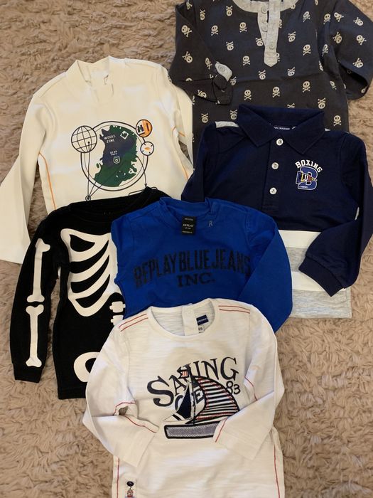 Ubranka dla chlopca 68,74