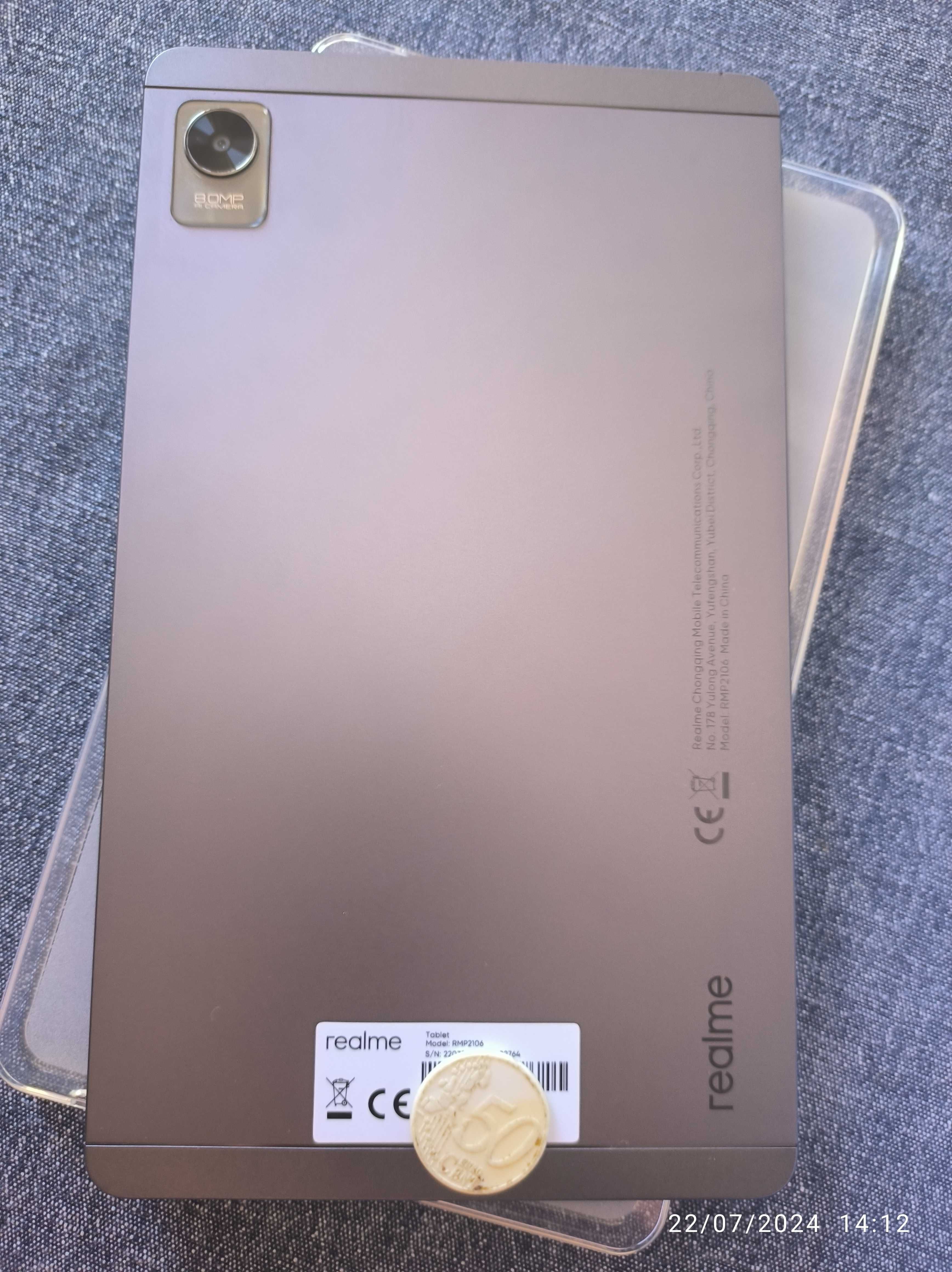 Como Novo! Realme Pad Mini WIFI 4G/64G com caixa e capa