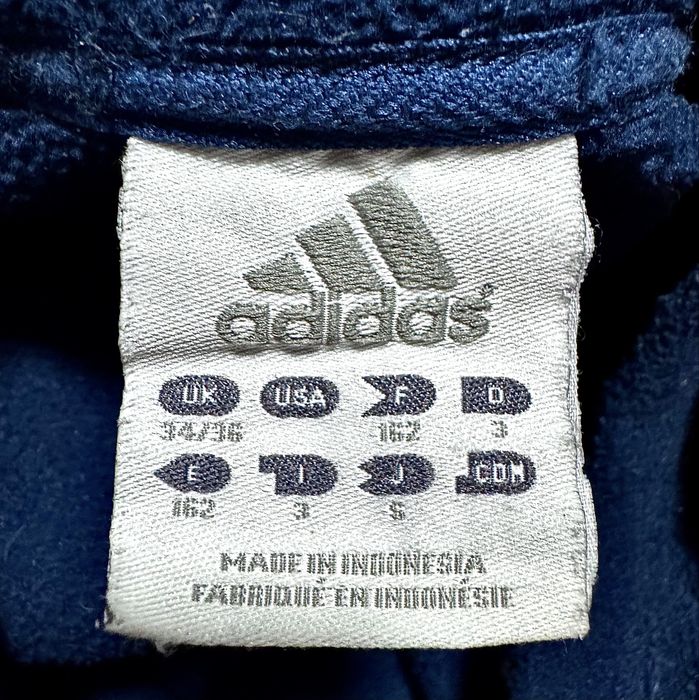 Винтажный Флисовый свитшот Adidas на утяжках