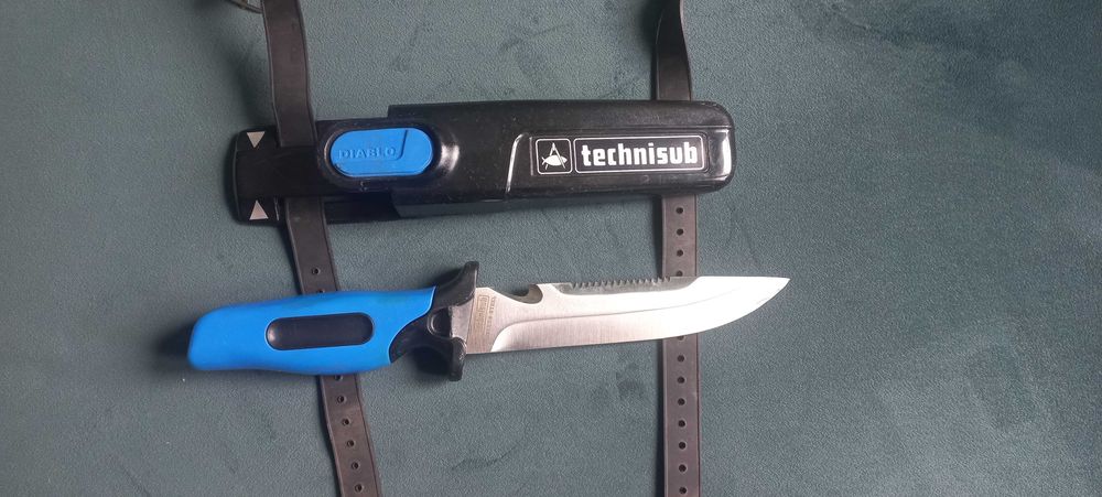 nóż nurkowy nóż do nurkowania technisub