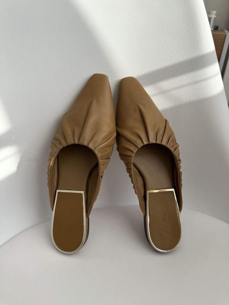 Мюлі, шльопки zara