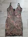 Elegancka sukienka damska z cekinami Parisian r.40