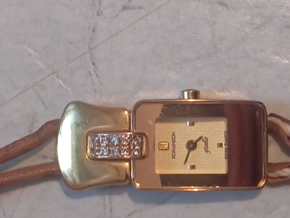 Часы наручные Romanson позолота 23к