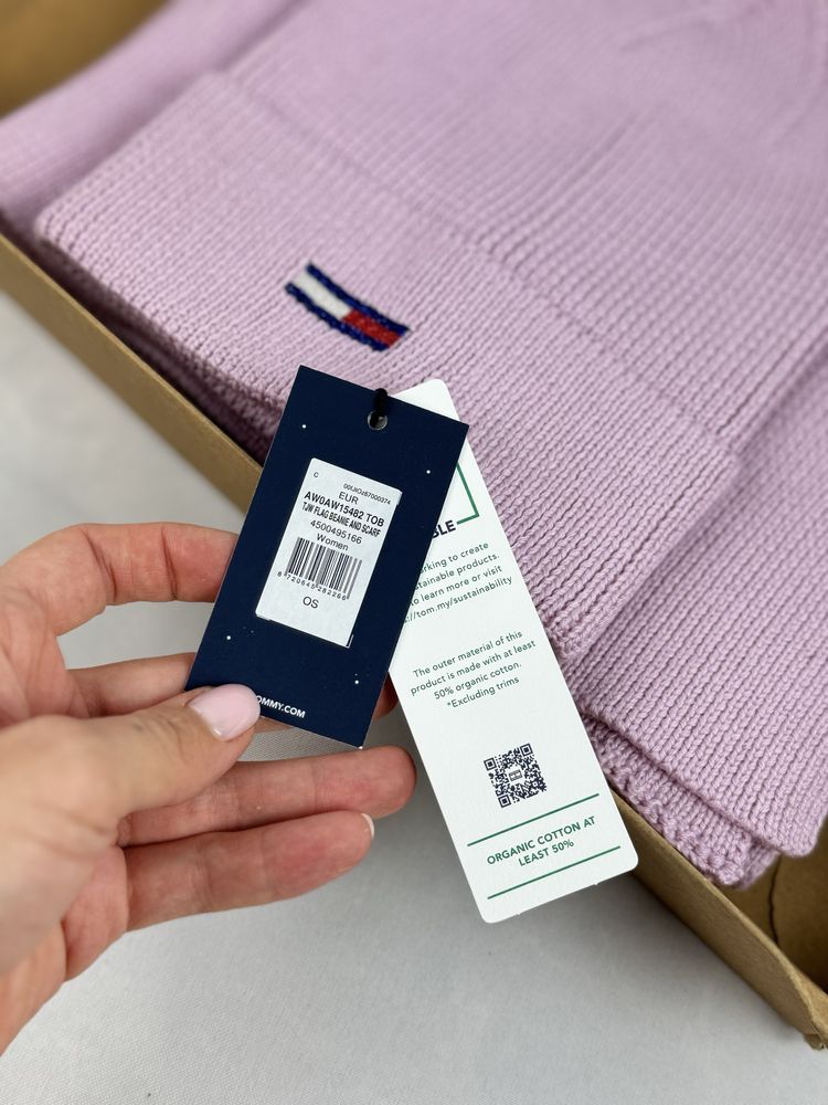 ОРИГІНАЛ, шапка+шарф від tommy jeans HILFIGER, Томмі
