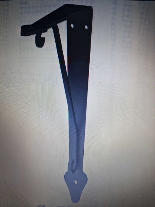 IKEA KROKSHULT Wspornik czarny 18x24 cm - Nowe 2szt komplet na półkę