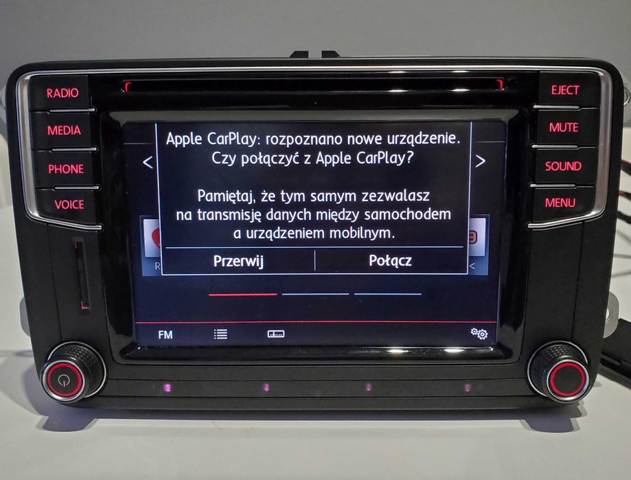 Radio VW MIB2 PQ Composition Media Carplay Android Auto Full Wrocław