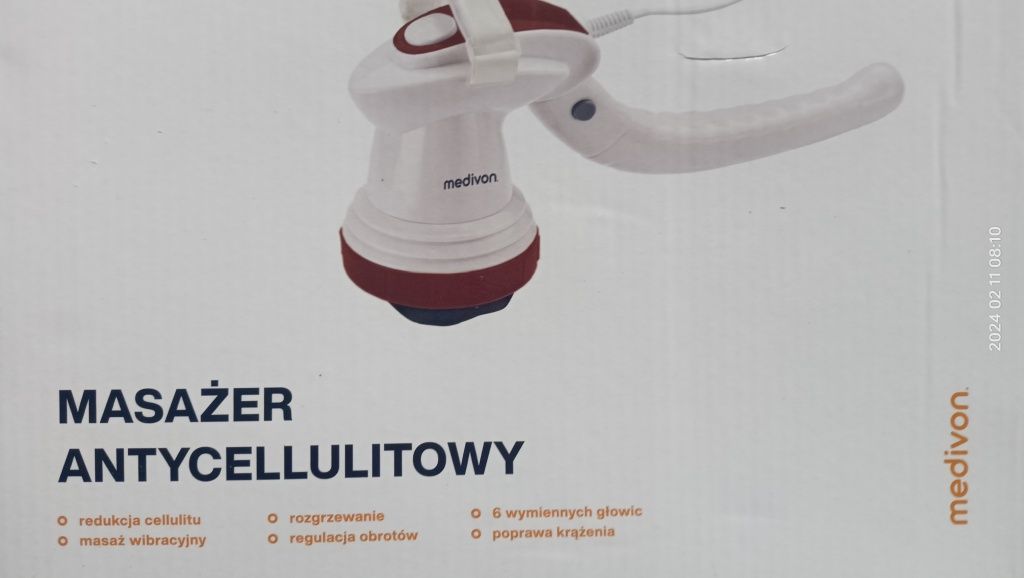 Masazer Stóp plus gratis  masazer antycellulitowy