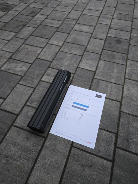 Bateria Akumulator BOSCH POWERTUBE 500Wh pionowa 25 cykli 93% sprawnoś