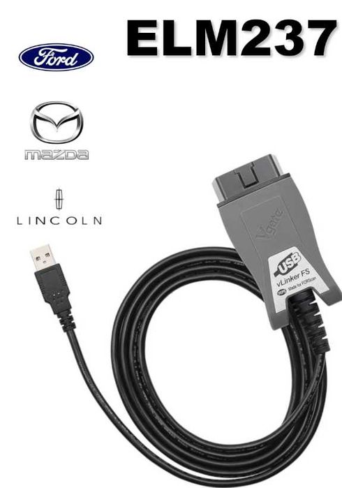 Діагностичний кабель Vgate vLinker FS ELM327 | Ford, Mazda, Lincoln