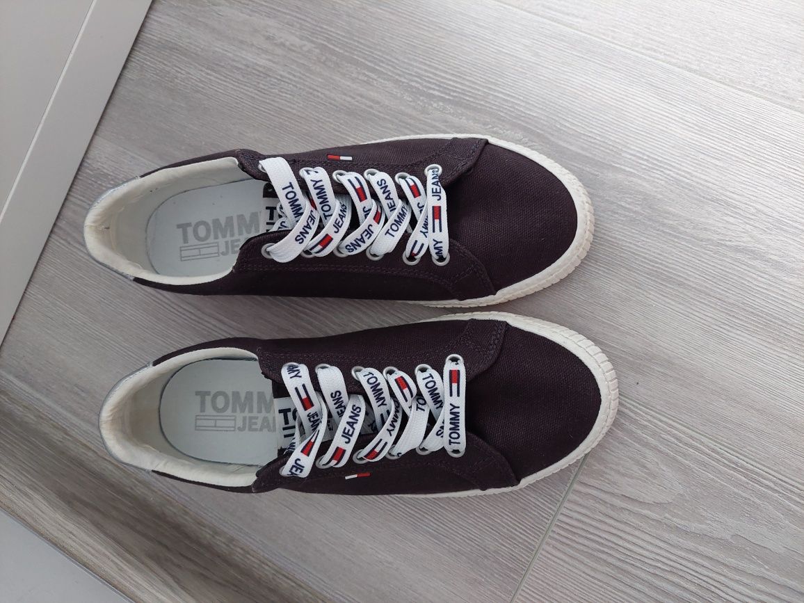 Trampki tenisówki Tommy Hilfiger Jeans r. 36 logowane sznurówki