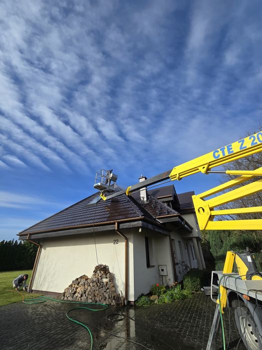 Mycie dachów / elewacji / kostki brukowej / przycinanie drzew