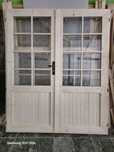 Drzwi drewniane tarasowe 150 x 200 (przesylka GRATIS )