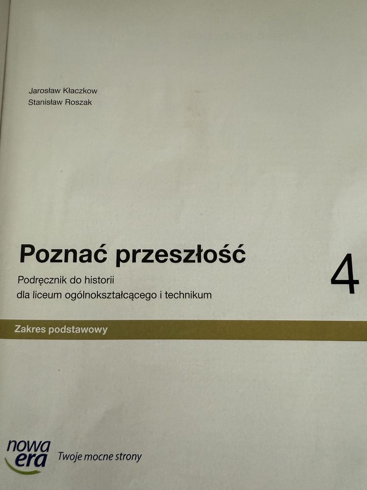 Poznać przeszłość 4 nowa era