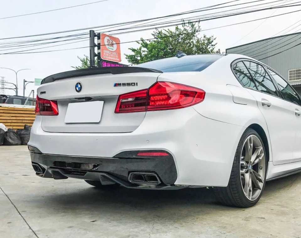 Спойлер Bmw 5 G30 M-performance (Чорний глянець)