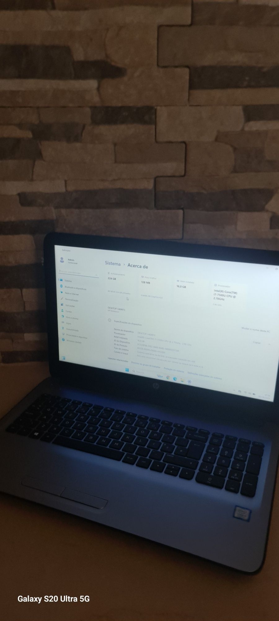Portatil HP Core I7