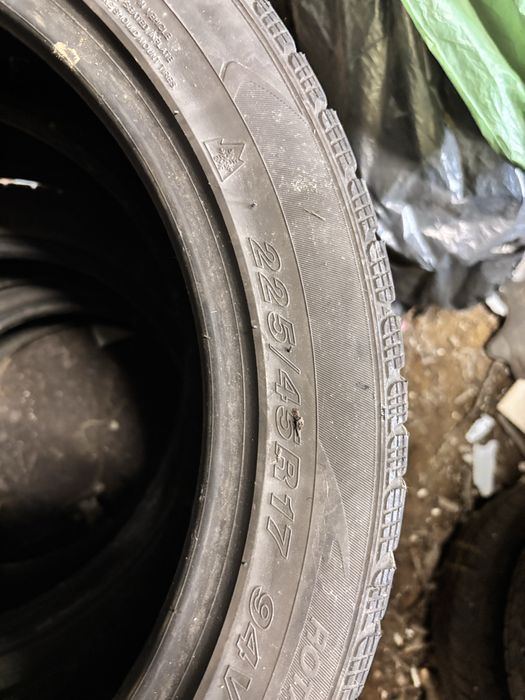 4 opony zimowe 225/45/ R17 tanio