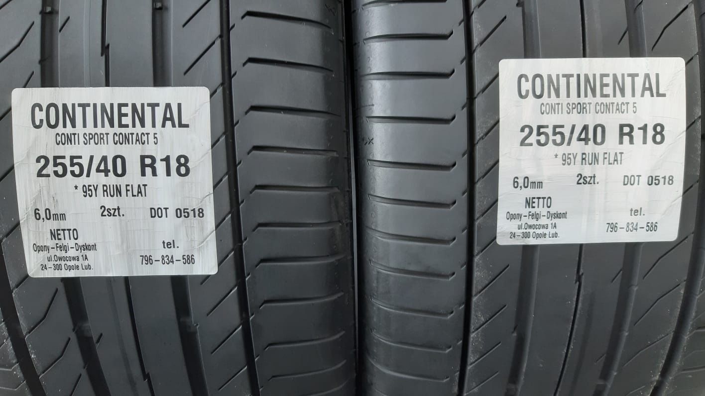 Opony Continental 225/45 255/40 R18