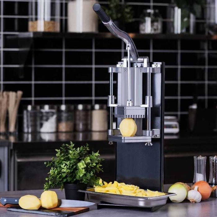 Mocna KRAJALNICA Ręczna Do Frytek Warzyw Owoców Profesjonalna NOWA