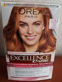 Nowa Farba do włosów Loreal Excellence Blond Miedziano-Złocisty