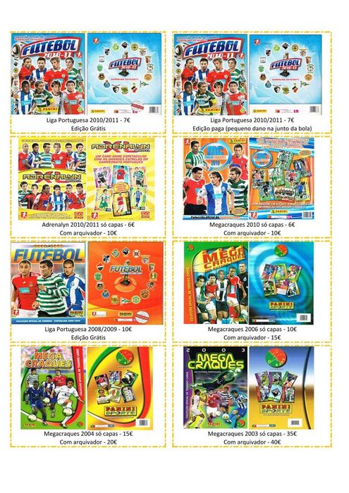 Cadernetas vazias futebol ver descrição Panini Topps e outras 3/3