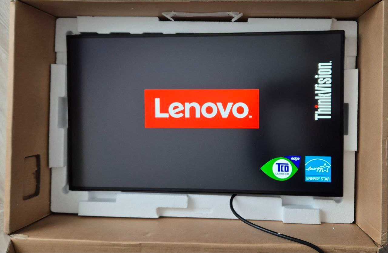 Monitor Lenovo 27" P27h-20 QHD Docking UCB-C Ethernet Colunas