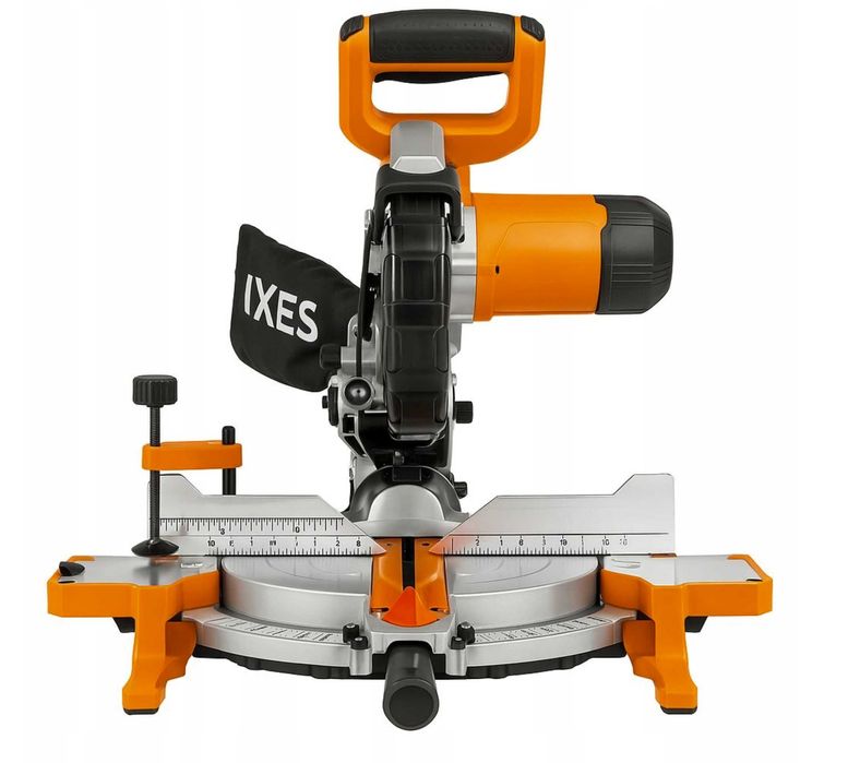 Piła Ukosowa Z Posuwem IXES HM254 254mm 2000W + STÓŁ + SOFTSTART NOWA