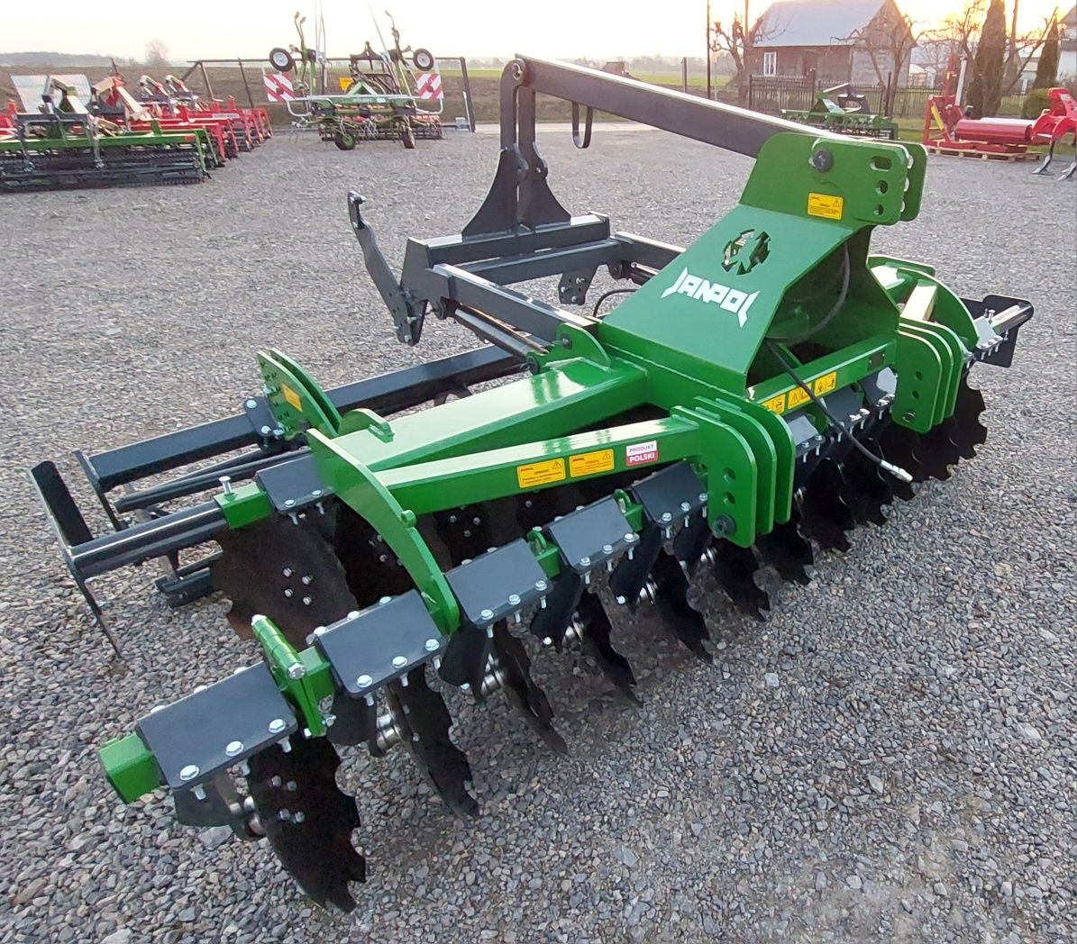Agregat uprawowo-siewny talerzowy Janpol Uni-tech 2.5m 2.7m 3m 2025r