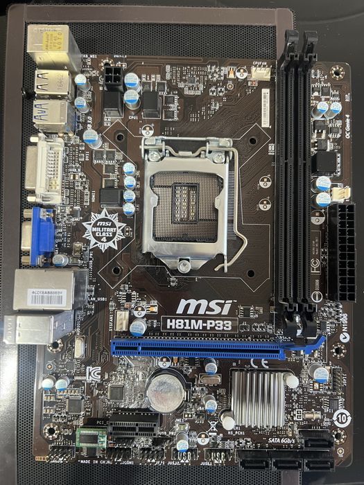 Motherboard MSI H81M-P33 – Socket 1150 – Perfeita