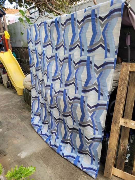 Tecido Vintage Anos 70 Cortina  Sofá Almofadas