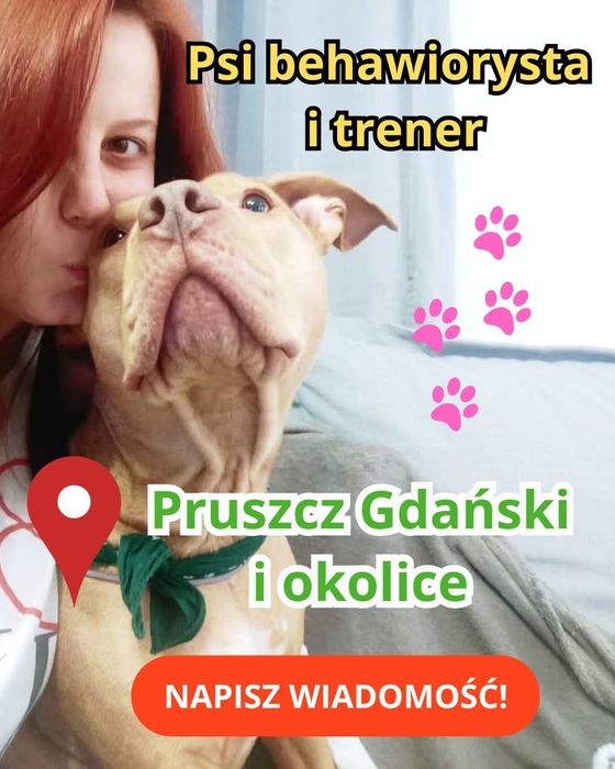 Psi behawiorysta i trener psów Pruszcz Gdański i okolice