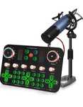 Zestaw mikrofonów podcastowych, mikrofon pojemnościowy ALLWIN k600