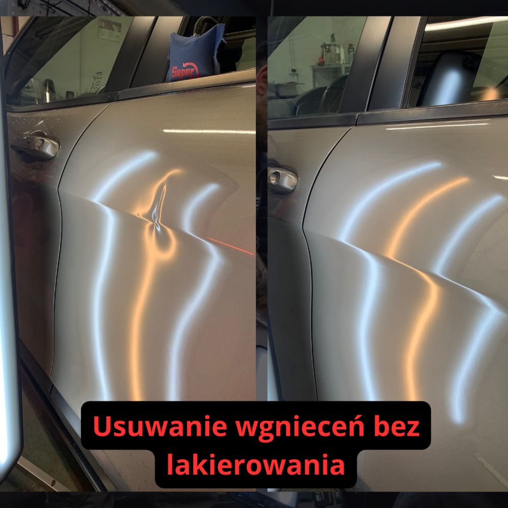 Usuwanie wgnieceń bez lakierowania PDR, pranie, polerowanie. Wrocław