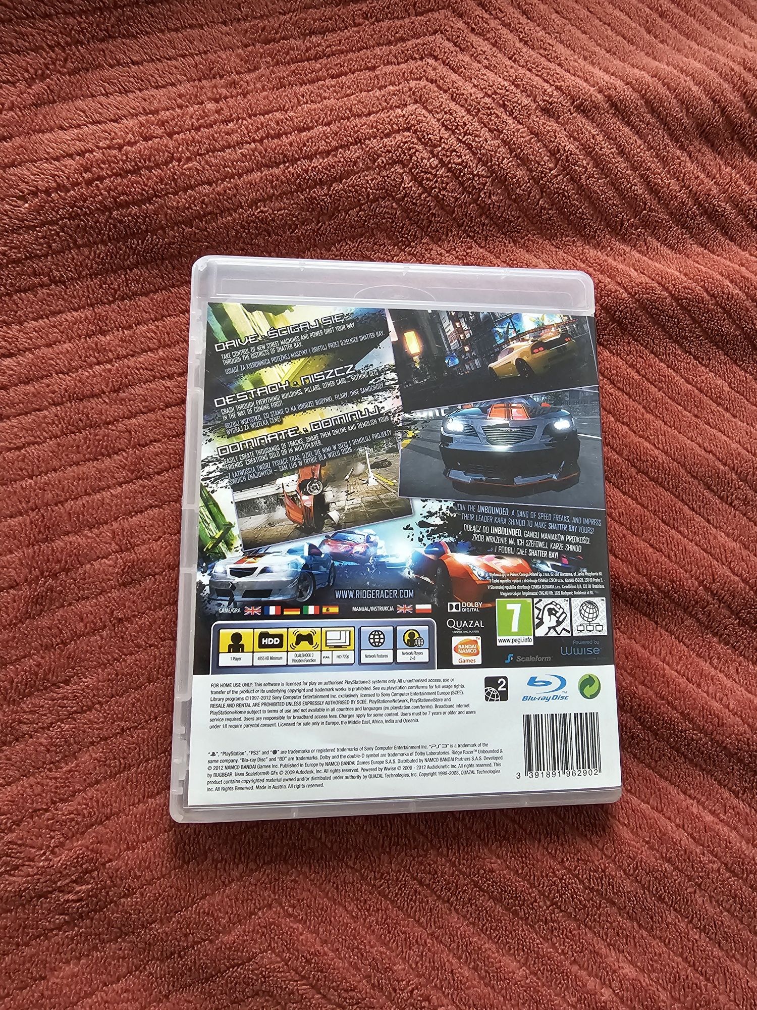 Ridge Racer Unbounded PlayStation 3 PS3 gra