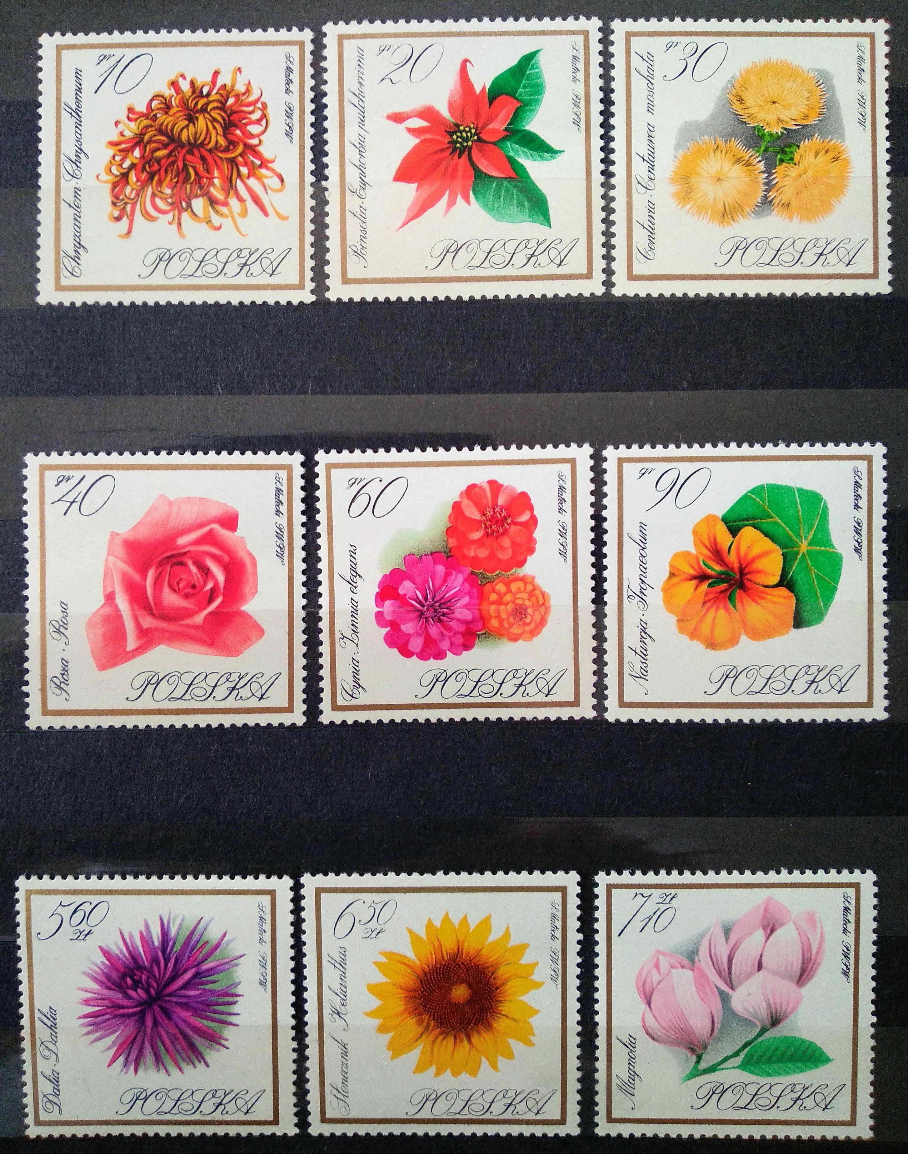 Znaczki pocztowe 1966 Kwiaty ogrodowe