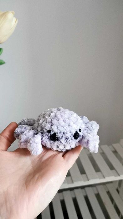 Pająk na szydełku handmade, dekoracja