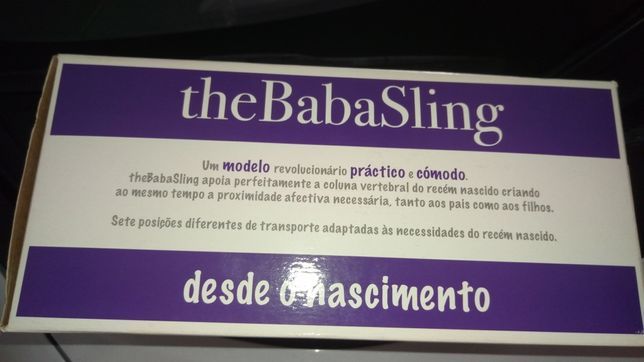 The baba sling transporte de bebé