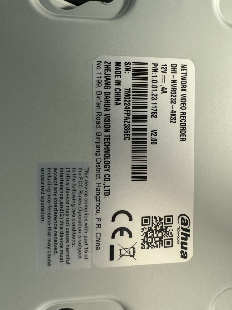 Rejestrator monitoringu ip dahua NVR5232-4KS2
