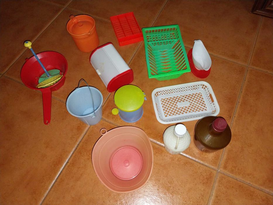 Brinquedos antigos - utensílios de cozinha anos 70